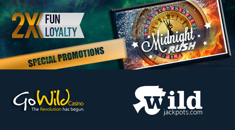 GoWild and Wild Jackpots casino special June promo