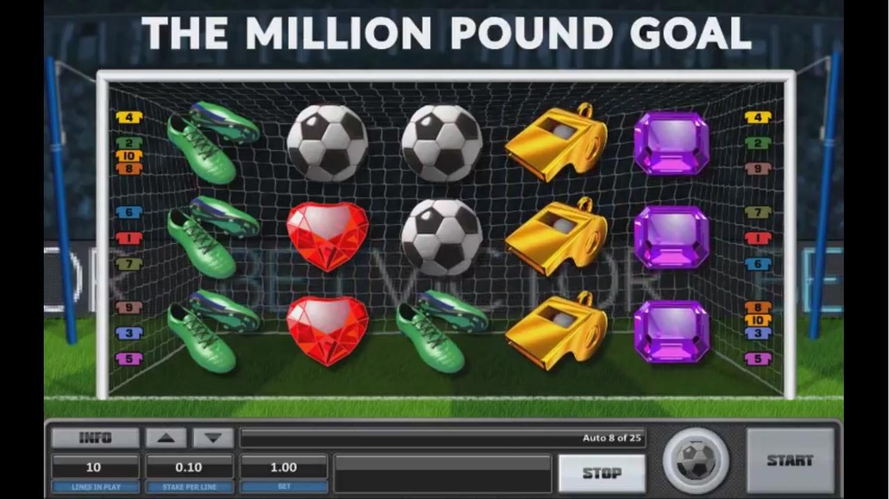 Million pound goal slot at BetVictor casino